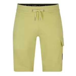 Calvin Klein Jeans Badge Cargo Hwk Short - Yellow