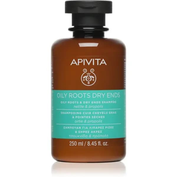 Apivita Oily Roots Dry Ends Nettle & Propolis Shampoo 250ml