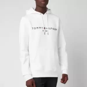Tommy Hilfiger Mens Logo Hoodie - White - L