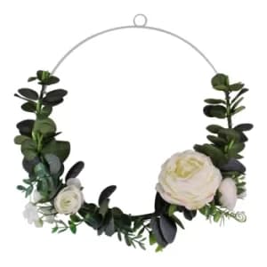 Wall Hanging Floral Decoration 26x26cm