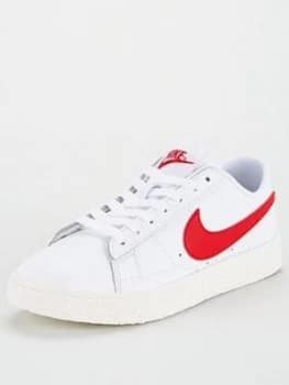 Nike Blazer Low Junior Trainer - White/Red