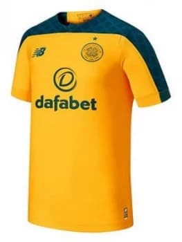 New Balance New Balance Celtic Fc Mens Away 19/20 Short Sleeved Shirt, Yellow Size M Men