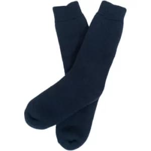 Barbour Mens Wellington Calf Sock Navy Large