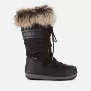 Moon Boot Womens Monaco Waterproof 2 Boots - Black - EU 39/UK 6