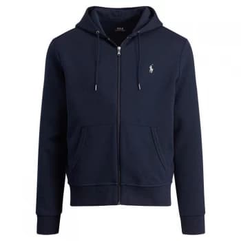 POLO RALPH LAUREN Technical Full Zip Logo Hoodie - Aviator Navy