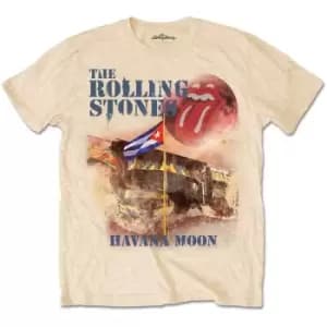 The Rolling Stones - Havana Moon Unisex XX-Large T-Shirt - Yellow