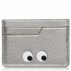 Anya Hindmarch Anya Eyes Card Holder - METALLIC CAPRA