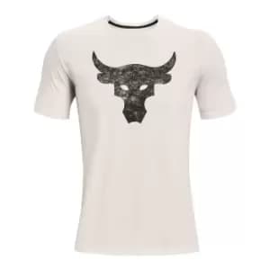 Under Armour Project Rock Brahma Bull T Shirt - White