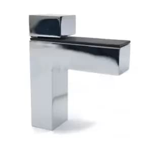Adjustable Shelf Bracket Glass Shelf Support 2 - 45mm Thickness Shelves - Colour Chrome