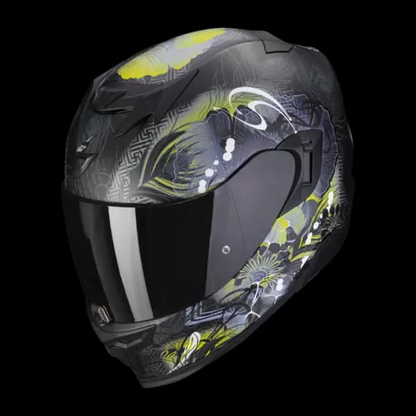 Scorpion Exo-520 Evo Air Melrose Matt Black-Yellow Full Face Helmet L