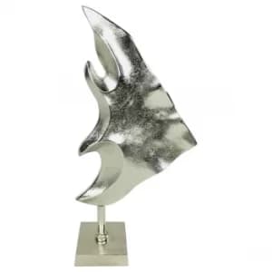 Large Silver Fish Decoration 50cm