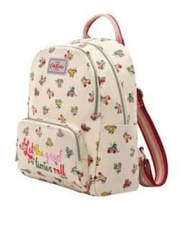 Cath Kidston Rollerskates Roller Skates Small Pocket Backpack - Cream