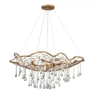 Lisa McDennon by Hinkley Laguna 6 Light Pendant Light Burnished Gold