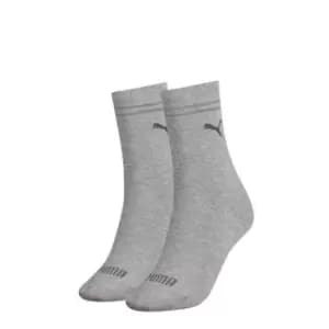 Puma 2 Pack Classic Socks Womens - Grey