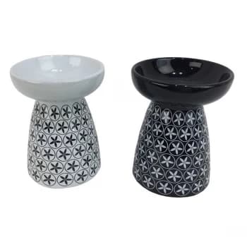 Floral Pattern Oil and Tart Burner