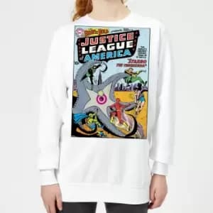 Justice League Starro The Conqueror Cover Womens Sweatshirt - White - M
