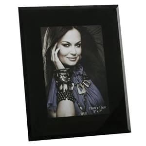 5" x 7" - Impressions Plain Black Glass Photo Frame