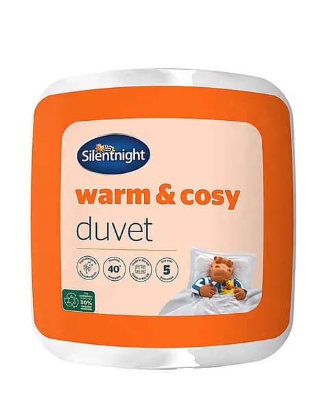 Silentnight Warm & Cosy 13.5 Tog Duvet White S KING XA40604