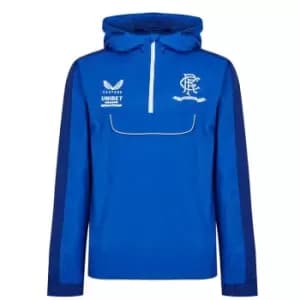 Castore Rangers Anorak 2021 2022 Mens - Blue