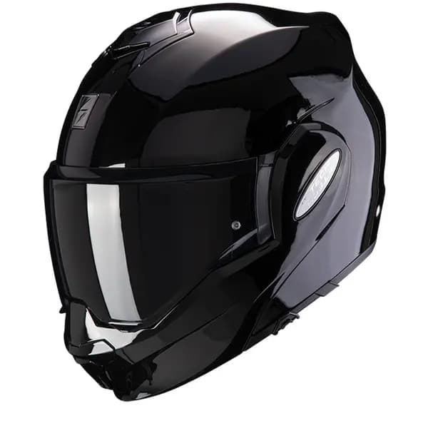 Scorpion Exo-Tech Evo Solid Black Modular Helmet M
