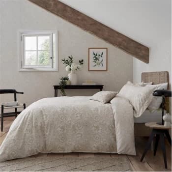 Morris and Co Pure Poppy Duvet Cover - ECRU