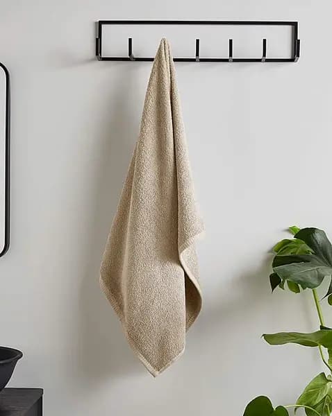 Catherine Lansfield 'Quick Dry Cotton' Towel Collection Natural