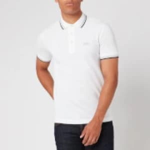 Hugo Boss Athleisure Paddy Tipped Collar Polo Shirt White Size XL Men