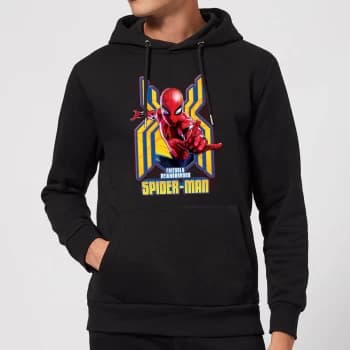 Spider Man Far From Home Friendly Neighborhood Spider-Man Hoodie - Black - S