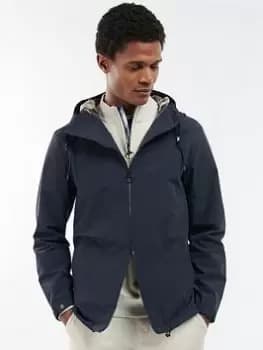 Barbour Dillon Waterproof Hooded Jacket - Navy, Size XL, Men