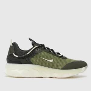Nike Khaki React Live Trainers