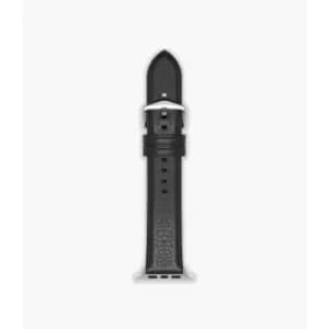 Fossil Mens 42Mm/44Mm/45Mm Leather Band For Apple Watch - Black