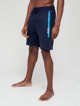 BOSS Bodywear Authentic Lounge Shorts - Navy, Size L, Men