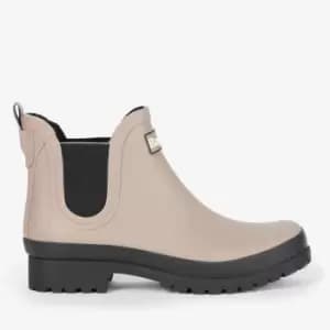 Barbour Womens Mallow Chelsea Wellies - Light Trench/Black - UK 8