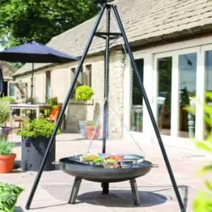 Bbgrill - Tripod Grill Black 172cm BBQ TRIPOD - Black