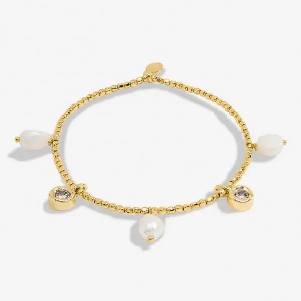Solaria Baroque Pearl Gold Plated 17.5cm Bracelet 7159