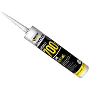 Everbuild 700TTR PVCu & Roofing Silicone Sealant C3 Translucent 700T