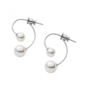 Ladies Skagen Silver Plated Agnethe Earrings