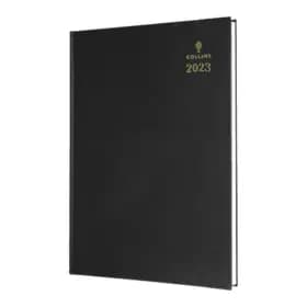 Collins 35 A5 Week to View 2023 Desk Diary - Black