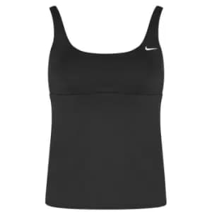 Nike Scoop Neck Tankini Top Womens - Black