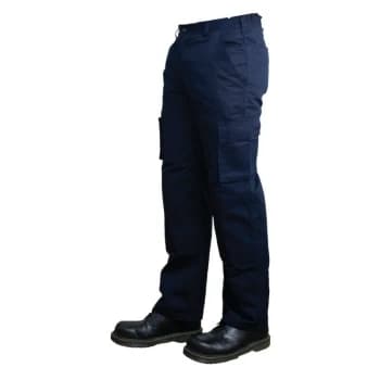 Tuffsafe - Cargo Trousers Navy 34' W 31 Leg