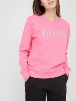 Hugo Boss Ebossa Crew Sweatshirt Black Size S Woen