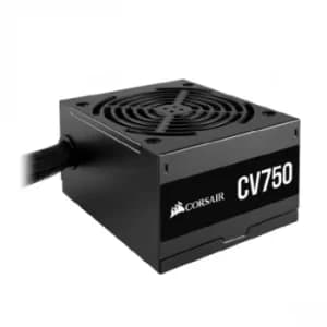 Corsair 750W CV Series CV750 PSU, Sleeve Bearing Fan, Fully Wired, 80+ Bronze UK Plug