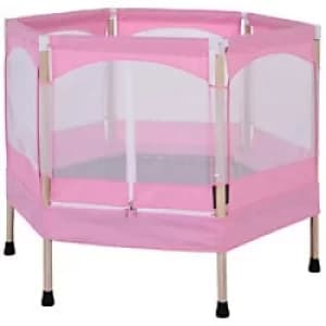 HOMCOM Mini Trampoline 342-010PK Pink