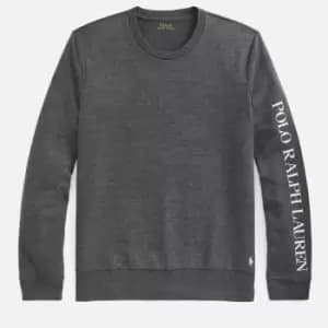 Polo Ralph Lauren Mens Sleeve Logo Top - Charcoal Heather - XXL