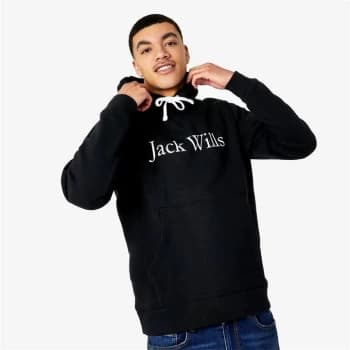 Jack Wills Rixon Heritage Hoodie - Black