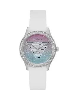 Guess GUESS LADY IDOL WATCH White STRAP, Multi, Women