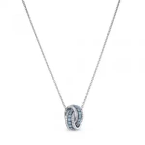 Swarovski Further Blue and White Double Crystal Pendant 5537106