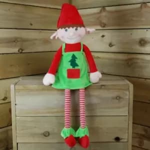 72cm Dangly Leg Elf, Choose From either Male or Female