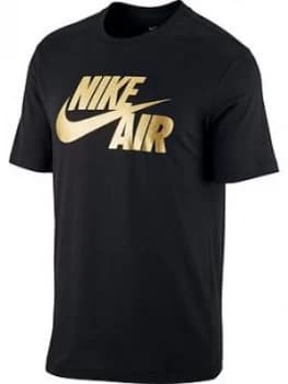 Nike Preheat Tee - Black/Gold Size M Men