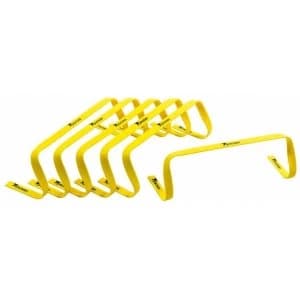 Precision 6" High Flat Hurdles Set Yellow ( Set of 6 )